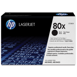 HP toner 80X, 6 900 pages, OEM CF280X, noir
