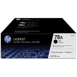 HP toner 78A, 2 100 pages, OEM CE278AD, noir, paquet de 2 pièces