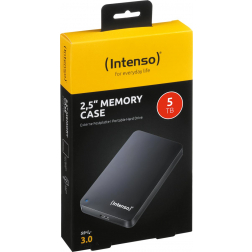 Intenso Memory Case disque dur portable, 5 To, noir