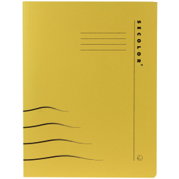Jalema Chemise avec clip Secolor pour ft A4 (31 x 25/23 cm), jaune
