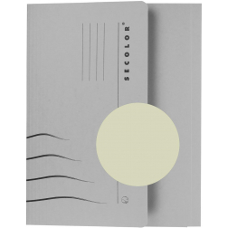 Jalema Secolor Pochette documents pour ft folio (34,8 x 23 cm), gris