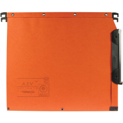 L'Oblique dossiers suspendus pour armoires AZV fond 15 mm, orange