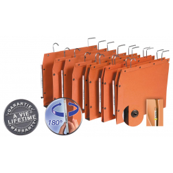 L'Oblique dossiers suspendus pour armoires TUB ft 330 x 250 mm, fond 80 mm