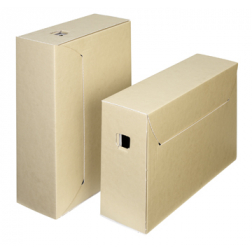 Loeff's boîte à archives City box 30+, ft 390 x 260 x 115 mm, brun/blanc, paquet 50 pcs