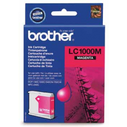Brother cartouche d'encre, 400 pages, OEM LC-1000M, magenta