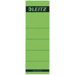 Leits étiquettes de dos, autocollantes, ft 6,1 x 19,1 cm, paquet de 10 pièces, vert