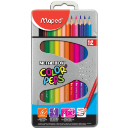 Maped crayon de couleur triangulaire Color'Peps 12 crayons