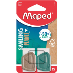 Maped Smiling Planet gomme, 2 pièces