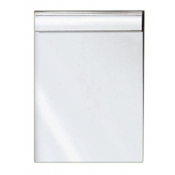MAUL Porte-bloc Pro A4 portrait, plastique, pince sur largeur 21.8cm, blanc