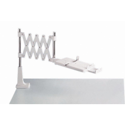 MAUL Porte-téléphone Classique sur pince, plateau 26x26,5cm, hauteur 43cm, use 1mt, gris