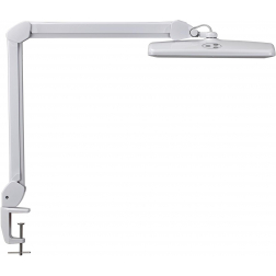 MAUL luminaire de poste de travail LED Intro, avec pince de table, dimmable, blanc