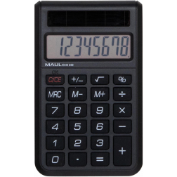 MAUL calculatrice de poche ECO 250, noir