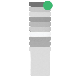 Nobo fiches T indice 1,5, ft 53 x 45 mm, vert