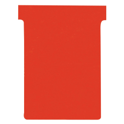 Nobo fiches T indice 3, ft 120 x 92 mm, rouge