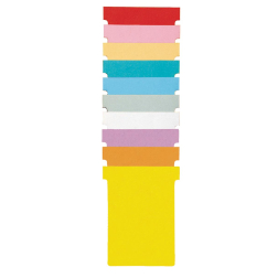 Nobo fiches T indice 4, ft 180 x 124 mm, jaune