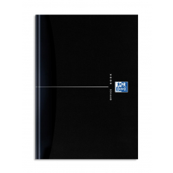 Oxford Office Essentials cahier, couverture rigide, 192 pages, ligné, ft A5, smart black