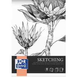 Oxford bloc de croquis A3, 50f, 120 g/m²
