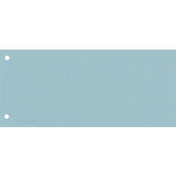 Oxford intercalaires 24 x 10,5 cm, 2 trous, bleu, 100 pièces