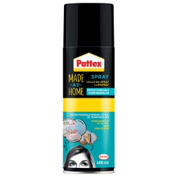 Pattex Made At Home colle en spray non-permanent 400 ml
