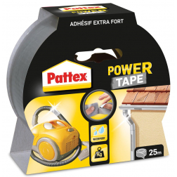 Pattex ruban adhésif Power Tape, 25 m, gris