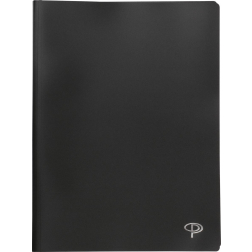Pergamy protège-documents, pour ft A4, avec 100 pochettes transparents, noir