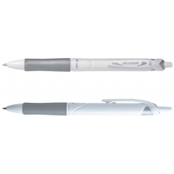 Pilot stylo bille Acroball Pure White gris
