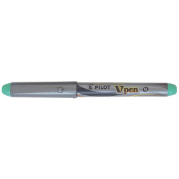Pilot stylo plume V-Pen Silver, vert