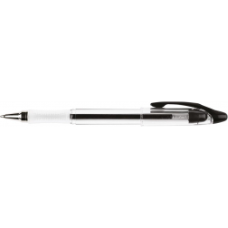 Q-CONNECT Delta stylo, 0,4 mm, pointe moyenne, noir