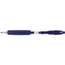 Q-CONNECT stylo, avec grip, pointe moyenne, bleu