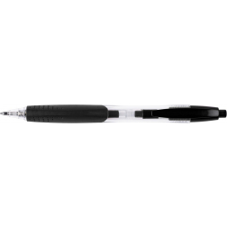 Q-CONNECT stylo, avec grip, pointe moyenne, noir
