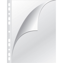 Q-CONNECT pochette perforée A4 perforation 11 trous grainé 80 microns paquet de 100 pièces