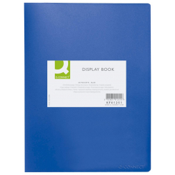 Q-CONNECT protège-documents, A4, 20 pochettes, bleu