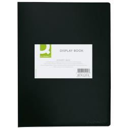 Q-CONNECT protège-documents, A4, 20 pochettes, noir