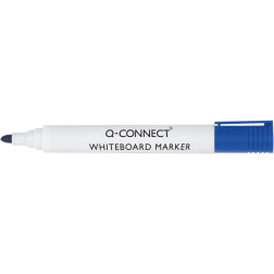 Q-CONNECT marqueur tableau blanc, 2-3 mm, pointe ronde, bleu