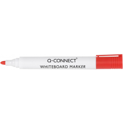 Q-CONNECT marqueur tableau blanc, 2-3 mm, pointe ronde, rouge