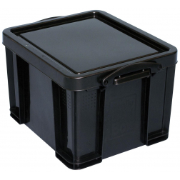 Really Useful Box boîte de rangement 35 l, recyclé, noir