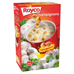 Royco Minute Soup champignons, paquet de 20 sachets