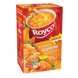 Royco Minute Soup suprême de potiron avec croûtons, paquet de 20 sachets