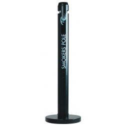 Rubbermaid cendrier Smokers' Pole, ft 10,2 x 107,9 cm, noir