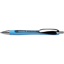 Schneider stylo bille Slider Rave, pointe extra large, encre noir, bleu/noir