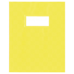 Protège-cahiers ft 23 x 30 cm, jaune