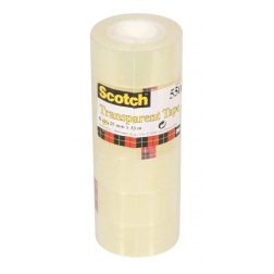 Scotch ruban adhésif Scotch 550 ft 15 mm x 33 m, 10 rouleaux