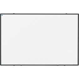 Smit Visual Softline tableau blanc, acier émaillé, magnétique, profilé d'aluminium noir, 90 x 60 cm