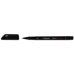 STABILO OHPen universal, OHP-marqueur, permanent, fine 0,7 mm, noir