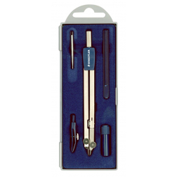 Staedtler Compas Mars 559 Arco coffret 5 pièces: compas avec étui-mines, tire-ligne et pointe