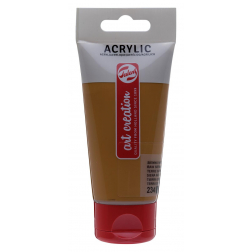 Talens Art Creation peinture acrylique tube de 75 ml, terre de sienne naturel