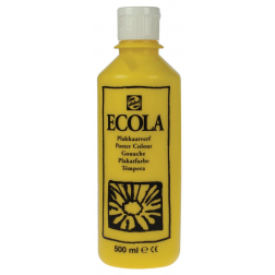 Talens Ecola gouache flacon de 500 ml, jaune