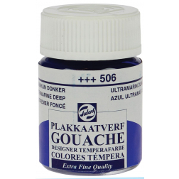 Talens gouache Extra Fine flacon de 16 ml, outremer foncé