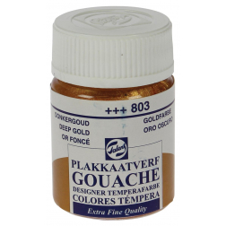 Talens gouache Extra Fine flacon de 16 ml, or foncé