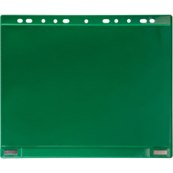 Tarifold pochette perforée, double face magnétique, vert, paquet de 5 pièces